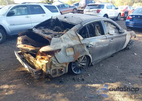 2018 Infiniti Q50 2.0T Luxe из США, поврежденный, VIN JN1CV7AR6JM280007